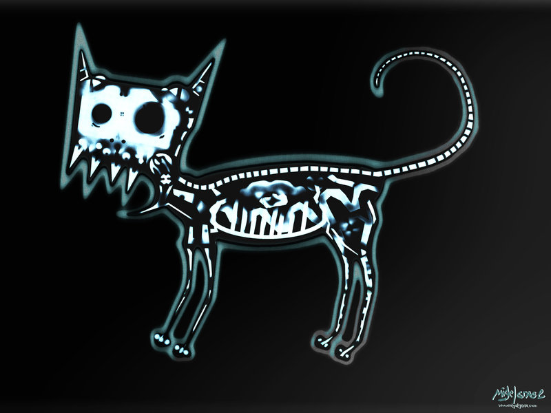 x_ray_a_cat_newton_by_migel_grase-d3kba70